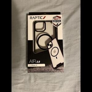 Raptic Air 2.0 MagSafe Case Cover Phone Protection For Apple iPhone 15 Black